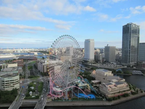 横浜ベイホテル東急ベイビューの部屋からの眺望