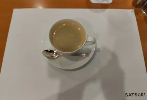 SATSUKIディナーのホットコーヒー
